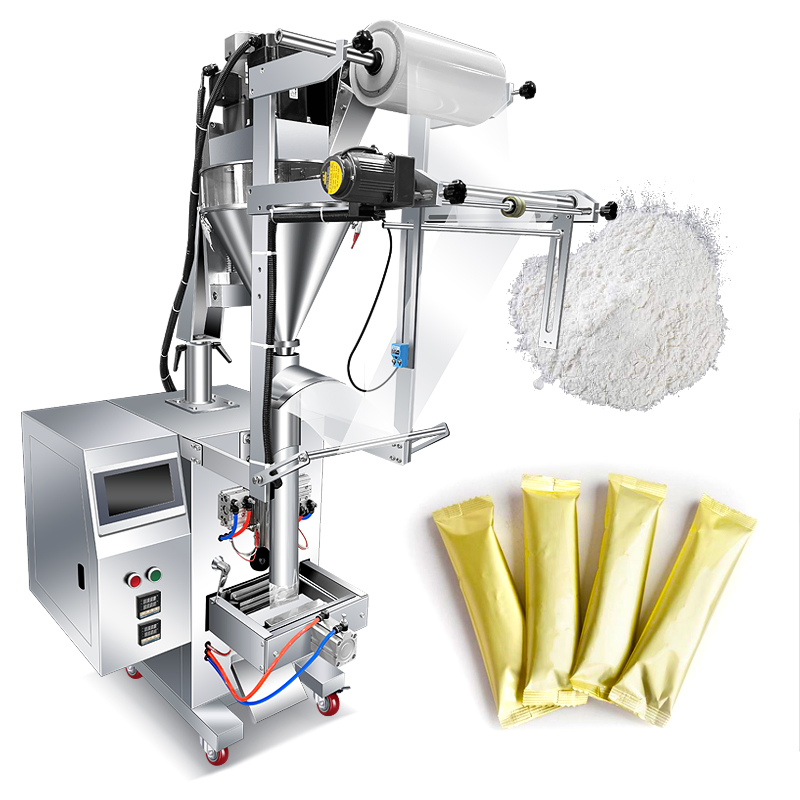 MAH PLC Auger Filler Packing Machine Straight Screw for Food & Tea Bag New Plastic Pouch & Bag Packaging for Wheat Flour Powder